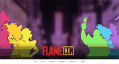 Desktop Screenshot of flamecon.org